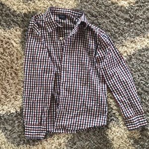 Boys Nautica Plaid Button Down Shirt